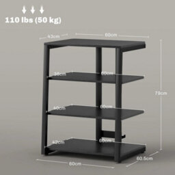 Strip Rack 4 Tier Record Player Stand - thumbnail 2