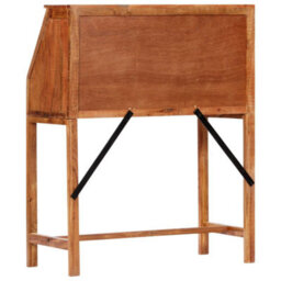 Vidaxl Writing Desk 90X40X107Cm Solid Acacia Wood Writing Desks - thumbnail 6
