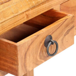 Vidaxl Writing Desk 90X40X107Cm Solid Acacia Wood Writing Desks - thumbnail 8