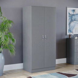 Modern Grey Bedroom Furniture Set (Bedside, Chest Of Drawers, Wardrobe) - thumbnail 6