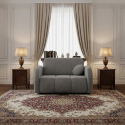 Viva Comfy Ii Living Room Sofa Bed With Storage Chipboard Frame Foam Mattress Metal Legs 132X103X85Cm Grey