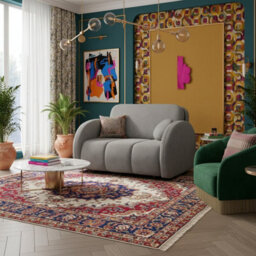 Viva Comfy Ii Living Room Sofa Bed With Storage Chipboard Frame Foam Mattress Metal Legs 132X103X85Cm Grey - thumbnail 3