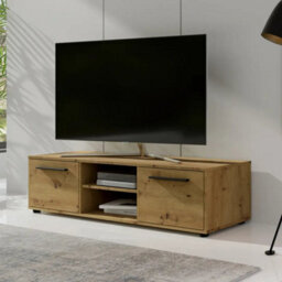 Arte Maxione 09 Tv Cabinet 150Cm - Oak Artisan, Warm Woodgrain Media Console