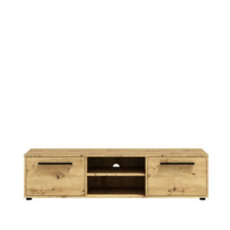 Arte Maxione 09 Tv Cabinet 150Cm - Oak Artisan, Warm Woodgrain Media Console - thumbnail 3