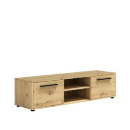 Arte Maxione 09 Tv Cabinet 150Cm - Oak Artisan, Warm Woodgrain Media Console - thumbnail 2