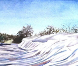 Winter Snow Banks 31 X 23 X 0 Cm (12.2 X 9.1 X 0 Inches) - thumbnail 3
