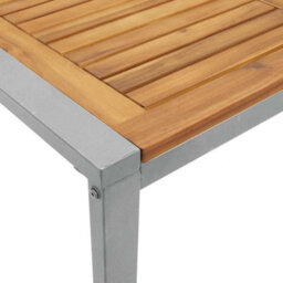 Berkfield Garden Dining Table Grey 160 X 80 X 75 Cm - thumbnail 8
