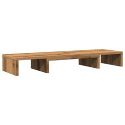 Walplus Monitor Stand Riser Adjustable Artisian Oak 80X24X10.5 Cm Engineered Wood - thumbnail 2