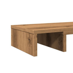 Walplus Monitor Stand Riser Adjustable Artisian Oak 80X24X10.5 Cm Engineered Wood - thumbnail 7