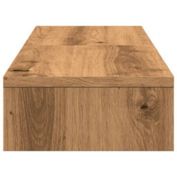Walplus Monitor Stand Riser Adjustable Artisian Oak 80X24X10.5 Cm Engineered Wood - thumbnail 5