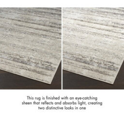 Cream Grey Abstract Modern Living Room Bedroom & Dining Room Rug-274Cm X 366Cm - thumbnail 9