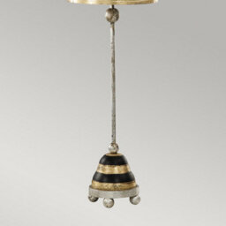 Luminosa Lighting Elstead Phoenician 1 Light Table Lamp Steel, E27 - thumbnail 4