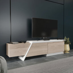 Decorotika Zonas Tv Stand Tv Unit For Tvs Up To 55 Inch Cordoba And White - thumbnail 3