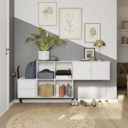 GoodHome Konnect White 2 Shelf Cube Bookcase, (H)696mm (W)354mm - thumbnail 9