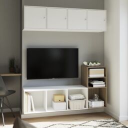 GoodHome Konnect White 2 Shelf Cube Bookcase, (H)696mm (W)354mm - thumbnail 8