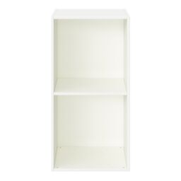 GoodHome Konnect White 2 Shelf Cube Bookcase, (H)696mm (W)354mm - thumbnail 2