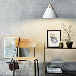 Nordlux Strap Metal Pendant Light Hanging Effect  White,mains