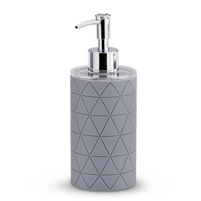 6Pc Bathroom Set Accessories Bin Soap Dispenser Toothbrush Tumbler Toilet Brush - image 1