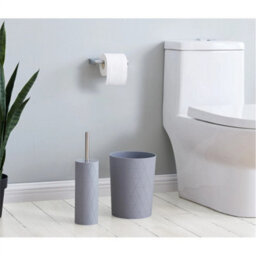 6Pc Bathroom Set Accessories Bin Soap Dispenser Toothbrush Tumbler Toilet Brush - thumbnail 3