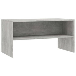 Berkfield Tv Cabinet Concrete Grey 80X40X40 Cm Engineered Wood - thumbnail 2