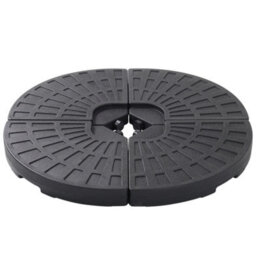 Thehotsale 3M Square Cantilever Parasol With Solar Light And Black Parasol Base - thumbnail 7