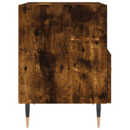 Berkfield Bedside Cabinet Smoked Oak 40X35X47.5 Cm Engineered Wood - thumbnail 5