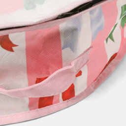Ohs Festive Print Wreath Storage Bag Bauble Decoration Holder Xmas Organiser - thumbnail 2