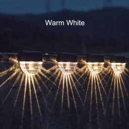 4-Pack Solar Deck Lights Waterproof Led Step And Fence Lights For Outdoor Garden Use - thumbnail 2