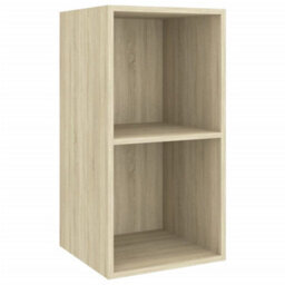 Berkfield Wall-Mounted Tv Cabinet Sonoma Oak 37X37X72 Cm Engineered Wood - thumbnail 2