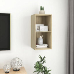 Berkfield Wall-Mounted Tv Cabinet Sonoma Oak 37X37X72 Cm Engineered Wood - thumbnail 7