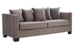 Orsina Stylish Minimalist 3 Seat Viola Grey Sofa, Versatile Design Mid Century Sofa For Livingroom, Sleek Sofa - thumbnail 6