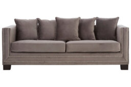 Orsina Stylish Minimalist 3 Seat Viola Grey Sofa, Versatile Design Mid Century Sofa For Livingroom, Sleek Sofa - thumbnail 3