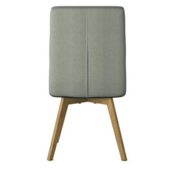 Athens Dining Chair In Fabric Taupe - thumbnail 3