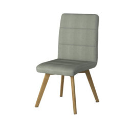 Dorel Home Athens Dining Chair In Fabric Taupe - thumbnail 6