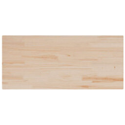 Walplus Table Top 90X40X2.5 Cm Rectangular Solid Wood Pine - thumbnail 2