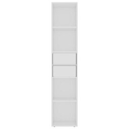 Vidaxl Book Cabinet White 36X30X171 Cm Engineered Wood - thumbnail 4