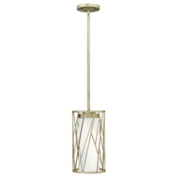 Luminosa Lighting Elstead Nest 1 Light Ceiling Pendant Silver Leaf, E27