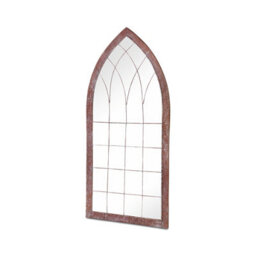 Mirroroutlet Chelsea Metal Arch Shaped Decorative Gothic Effect Garden Mirror 109Cm X 51Cm - thumbnail 4