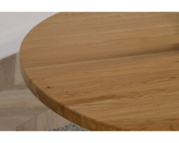 That's Furniture Oregon 110Cm Round Solid Oak Dining Table - thumbnail 5
