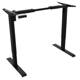 Dellonda Single Motor Adjustable Desk Frame With Digital Controls, 70Kg Capacity, Black - Dh18 - thumbnail 4