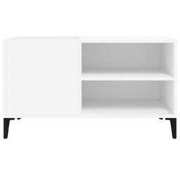 Berkfield Record Cabinet White 84.5X38X48 Cm Engineered Wood - thumbnail 5