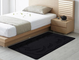 Smart Living Heavy Duty Machine Washable Runner For Hallway, Kitchen Non Slip Floor Mats, Door Mat 60Cm X 220Cm - Black - thumbnail 3