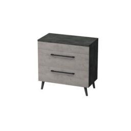 Aveli Bathroom Vanity Unit Basin Sink Cabinet Storage Drawer 800mm Soft Close Grey - thumbnail 6