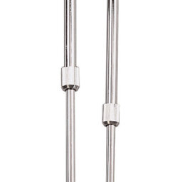 Luminosa Lighting Luminosa Lupa Telescopic Pendant Linear Bar 4 Light G9, Polished Chrome/frosted White Glass - thumbnail 4