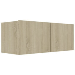Berkfield 7 Piece Tv Cabinet Set Sonoma Oak Engineered Wood - thumbnail 4