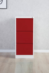 Phoenix Safe Company Phoenix Fc Series Fc1003Grk Filing Cabinet In Red - thumbnail 1