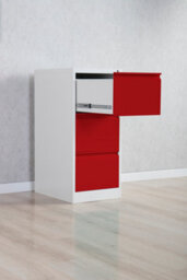 Phoenix Safe Company Phoenix Fc Series Fc1003Grk Filing Cabinet In Red - thumbnail 3