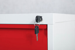 Phoenix Safe Company Phoenix Fc Series Fc1003Grk Filing Cabinet In Red - thumbnail 7