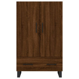 Berkfield Highboard Brown Oak 69.5X31X115 Cm Engineered Wood - thumbnail 6