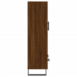 Berkfield Highboard Brown Oak 69.5X31X115 Cm Engineered Wood - thumbnail 7